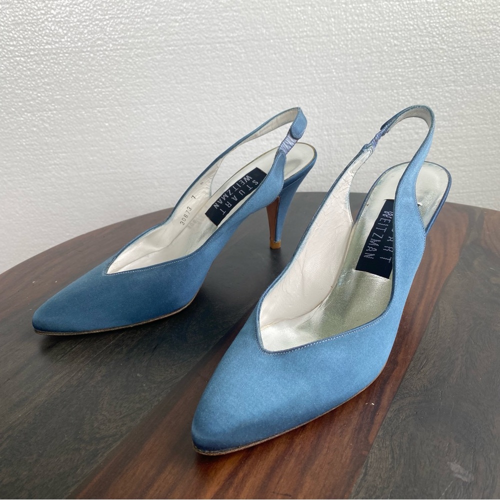 Vintage Stuart Weitzman sling back heel